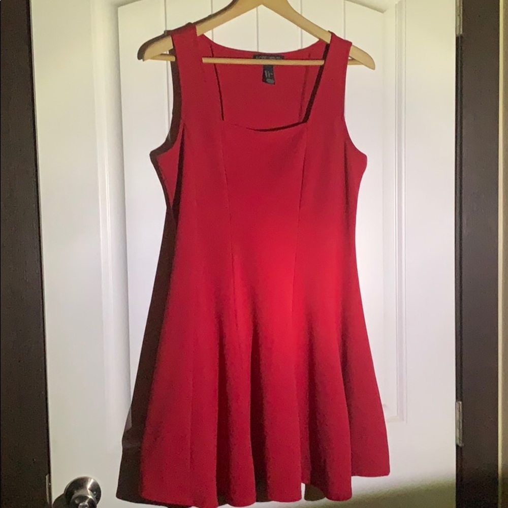 Forever 21 Plus Size Square Neck Mini Dress